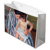 Grand Sac Cadeau Le bain de l'enfant, Mary Cassatt (Dos Angle)