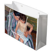 Grand Sac Cadeau Le bain de l'enfant, Mary Cassatt (Devant Angle)