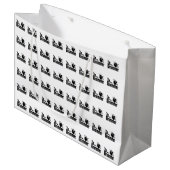 Grand Sac Cadeau Le batteur (Devant Angle)