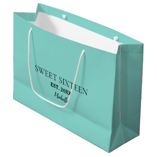 Grand Sac Cadeau Le bonbon 16 célèbrent la grande partie de diadème