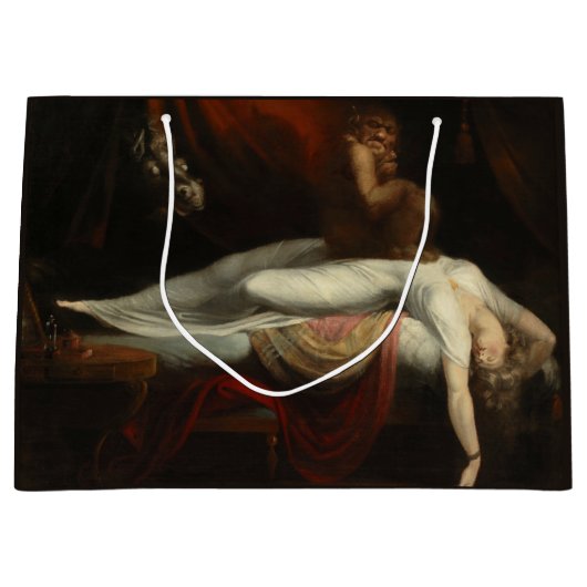 Grand Sac Cadeau Le cauchemar (par Henry Fuseli) (Devant)