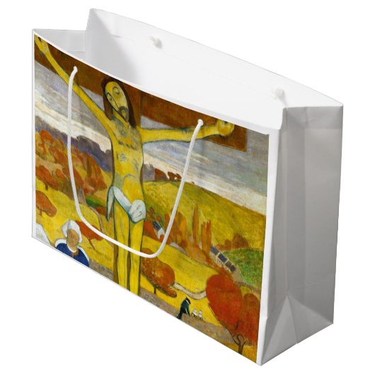 Grand Sac Cadeau Le Christ Jaune, Gauguin (Devant Angle)