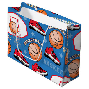 Grand Sac Cadeau Le claquement de basket-ball de SPORTS trempent le