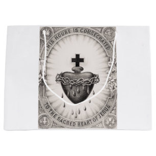 Grand Sac Cadeau Le Coeur le plus sacré de Jésus-Christ