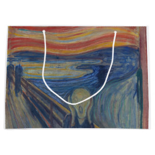 Grand Sac Cadeau Le cri, Edvard Munch