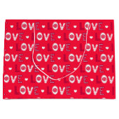 Grand Sac Cadeau Le design de Valentine (Devant)