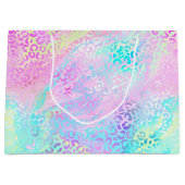 Grand Sac Cadeau Le design Iridescente Leopard Series 10 (Devant)