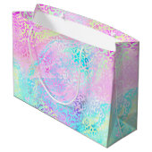 Grand Sac Cadeau Le design Iridescente Leopard Series 10 (Dos Angle)