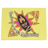 Grand Sac Cadeau Le génie est dans les mathématiques (Devant)