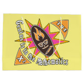 Grand Sac Cadeau Le génie est dans les mathématiques (Dos)