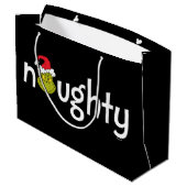 Grand Sac Cadeau Le Grinch est coquin (Dos Angle)