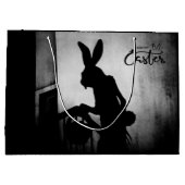 Grand Sac Cadeau Le lapin de Pâques arrive (Dos)