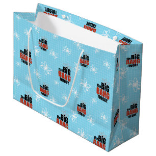 Grand Sac Cadeau Le Motif bleu de la théorie du Big Bang
