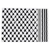 Grand Sac Cadeau Le Palestinien Hatta Keffiyeh Mariage du Merci (Dos)