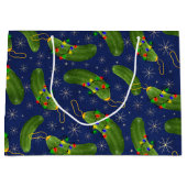 Grand Sac Cadeau Le pickle de Noël (Devant)