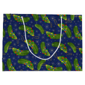 Grand Sac Cadeau Le pickle de Noël (Dos)