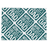 Grand Sac Cadeau Le plus grand papa du monde (Dos)