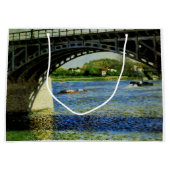 Grand Sac Cadeau Le pont d'Argenteuil et la Seine (Devant)