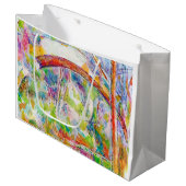 Grand Sac Cadeau Le pont, Paul Cezanne (Devant Angle)