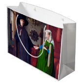 Grand Sac Cadeau Le portrait Arnolfini, Jan van Eyck (Dos Angle)
