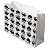 Grand Sac Cadeau Le Roi Du Grill (Dos Angle)