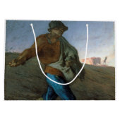 Grand Sac Cadeau Le Sower, Jean-François Millet (Dos)