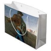 Grand Sac Cadeau Le Sower, Jean-François Millet (Dos Angle)