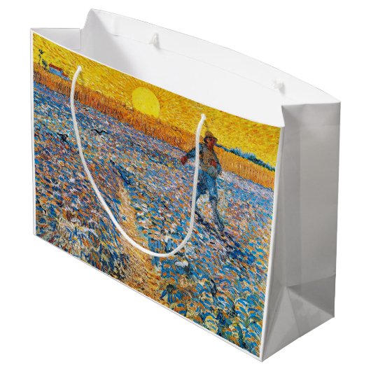 Grand Sac Cadeau Le Sower, Van Gogh (Dos Angle)