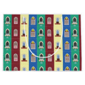 Grand Sac Cadeau Le thème des fenêtres portugaises (Devant)