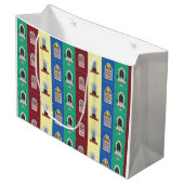 Grand Sac Cadeau Le thème des fenêtres portugaises (Devant Angle)