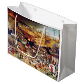 Grand Sac Cadeau Le triomphe de la mort, Pieter Bruegel (Devant Angle)