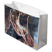 Grand Sac Cadeau L'élévation de la croix, Rubens (Dos Angle)