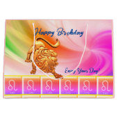 Grand Sac Cadeau Leo - Anniversaire Zodiac (Devant)