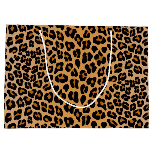 Grand Sac Cadeau Leopard (Dos)