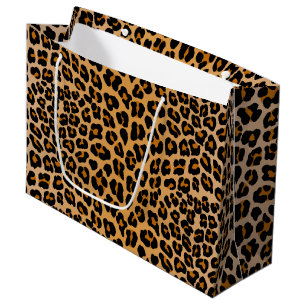 Grand Sac Cadeau Leopard