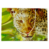 Grand Sac Cadeau Leopard africain (Dos)