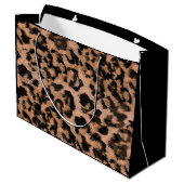 Grand Sac Cadeau Leopard - imprimé tacheté animal (Dos Angle)