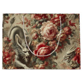 Grand Sac Cadeau L'épais écarlate - Design mythique gothique (Devant)