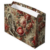 Grand Sac Cadeau L'épais écarlate - Design mythique gothique (Dos Angle)