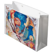 Grand Sac Cadeau L'épopée slave, Alphonse Mucha (Devant Angle)