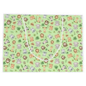 Grand Sac Cadeau Les animaux de Safari de la Jungle (Dos)