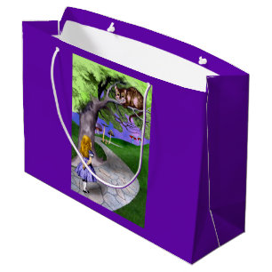 Grand Sac Cadeau Les Aventures d'Alice au pays des merveilles