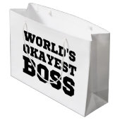 Grand Sac Cadeau Les Bois de l'Okayest (Dos Angle)