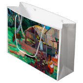 Grand Sac Cadeau Les Cochons Noirs, Gauguin (Devant Angle)