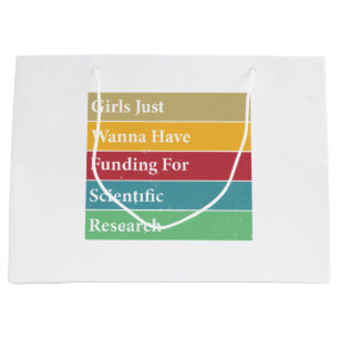Grand Sac Cadeau Les Filles Veulent Juste Avoir Un Financement Pour