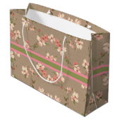 Grand Sac Cadeau Les fleurs d'Apple (Dos Angle)