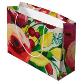 Grand Sac Cadeau Les fleurs vivaces (Dos Angle)