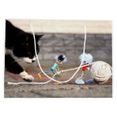 Grand Sac Cadeau Les Fubby se cachent du chat Ping. (Dos)