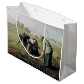 Grand Sac Cadeau Les Gleaners, Jean-François Millet, 1857 (Dos Angle)