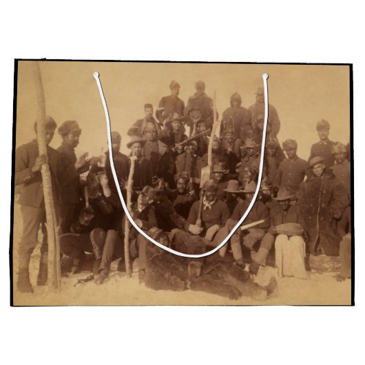 Grand Sac Cadeau Les guerriers du buffle : la cavalerie noire améri (Dos)